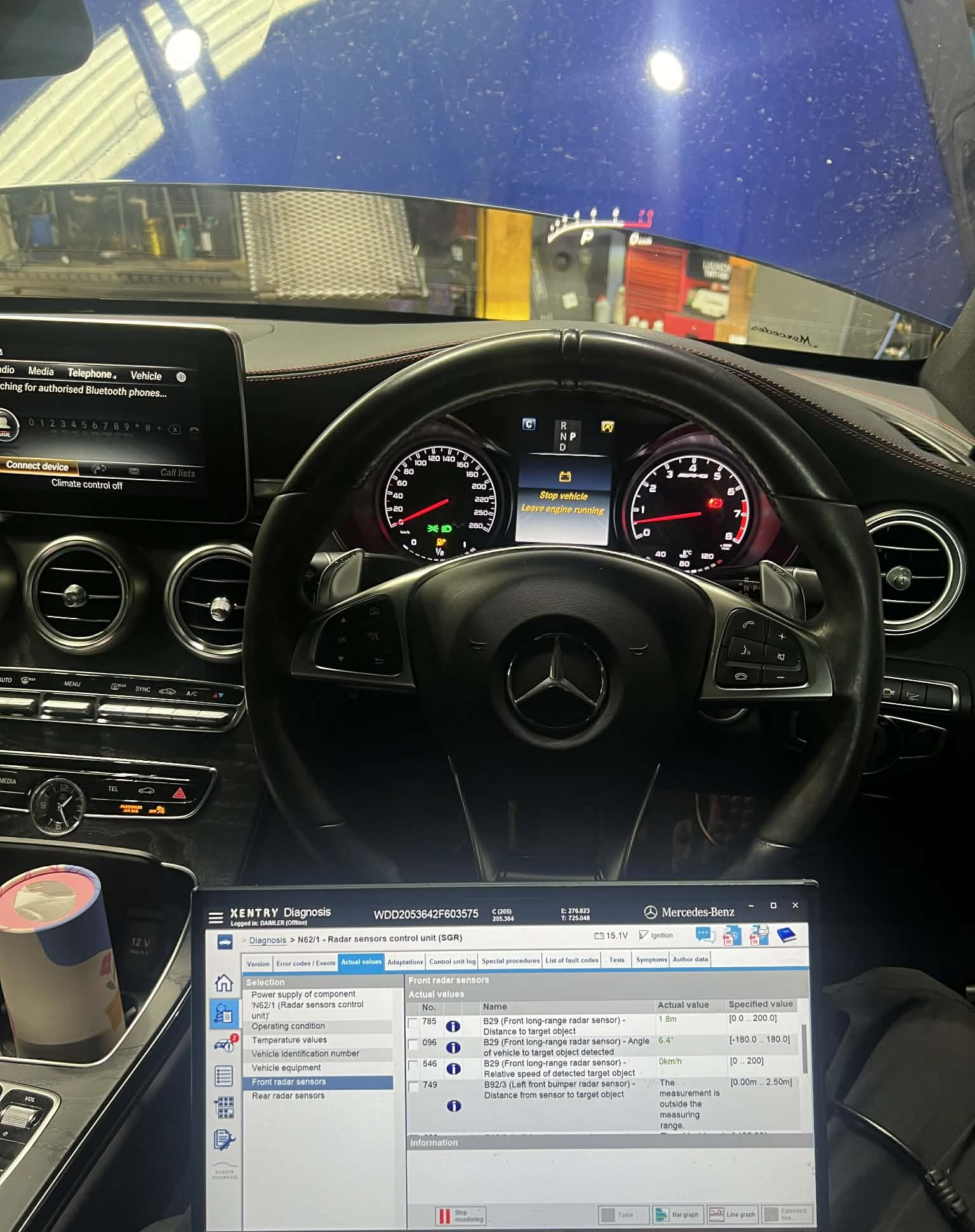 Calibrated Radar W205